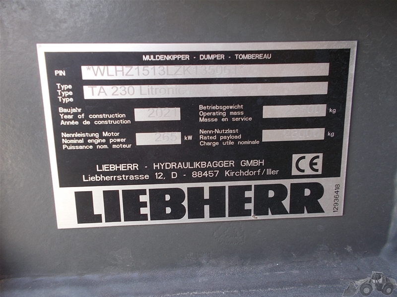 Liebherr TA 230 Litronic